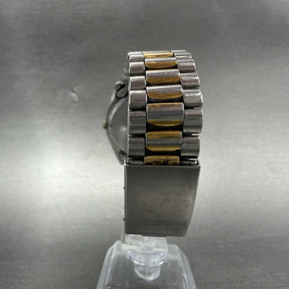 Seiko President SQ Watch Men 37mm Silver Dial Two Tone 6923-8089 READ!!!! NewBat7