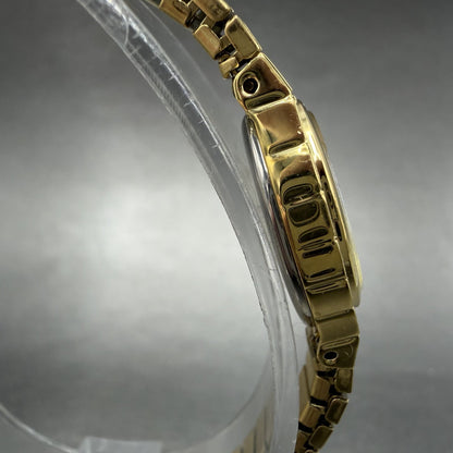 Citizen Watch Women 17mm Champagne Dial Gold Tone Oval 5920-S96494 New Battery3
