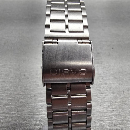 Casio Watch Men 33mm White Dial Silver Tone Round MQ-336 New Battery Bracelet8