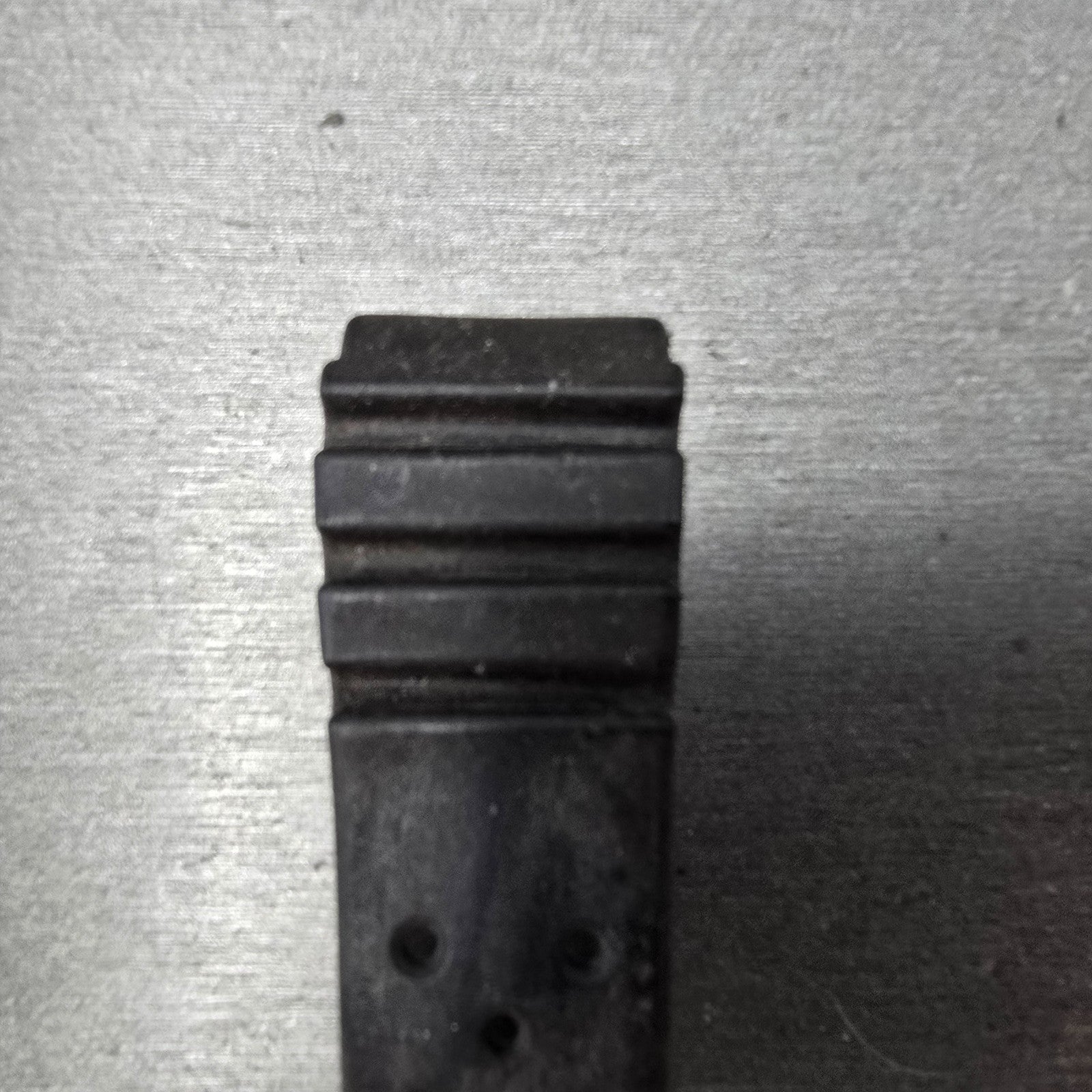 Seiko 22mm Dive Watch Band Black Two Piece Japan Made Vintage1