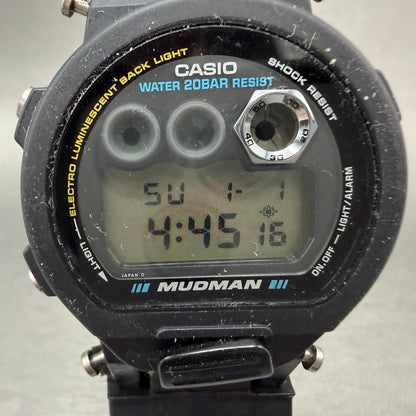 Casio Mudman DW-8400 Honda Watch Men 42mm Digital Black Alarm Chrono New Battery1