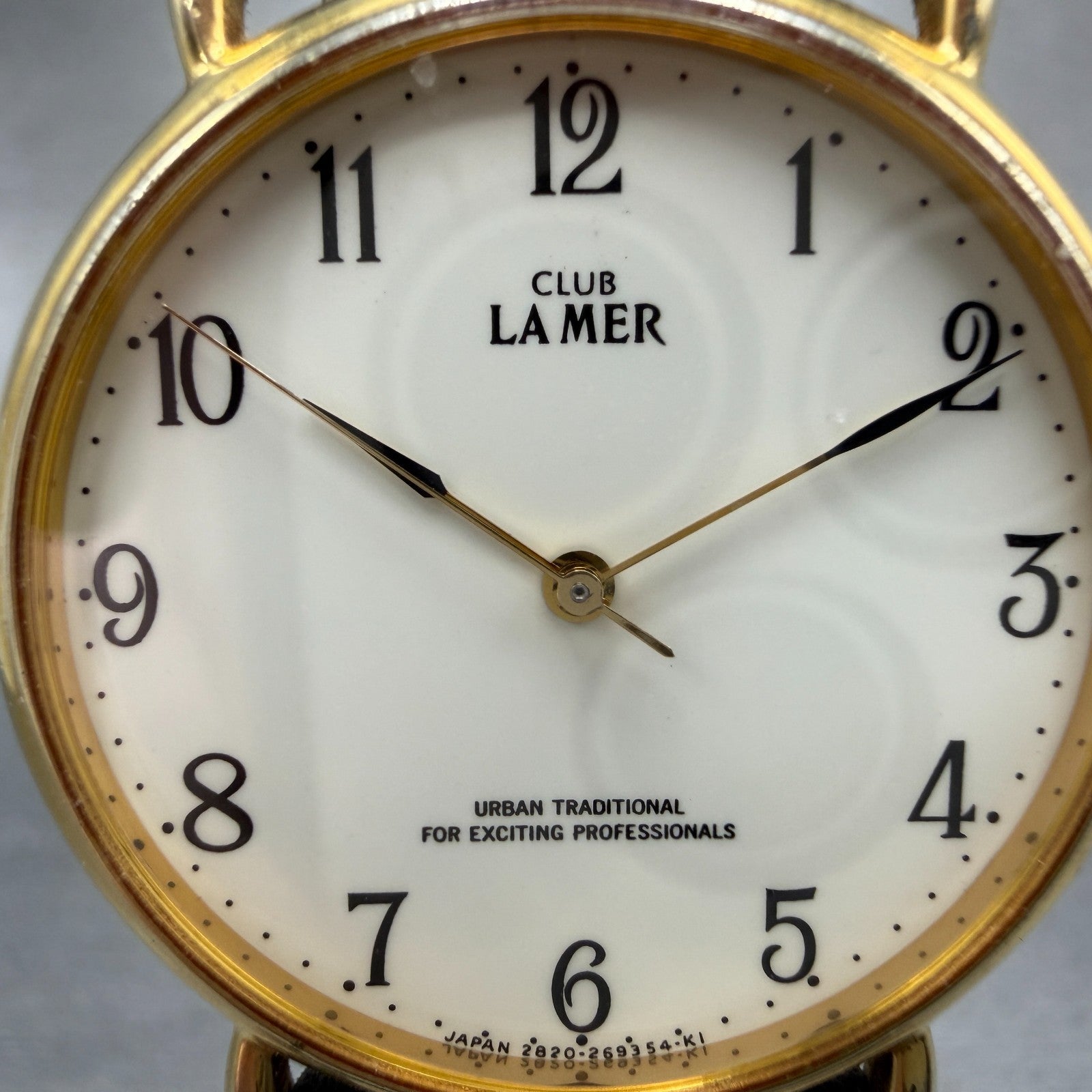 Citizen Club La Mer Watch Men 31mm White Dial Gold Tone Round 2830-265343 NewBat1