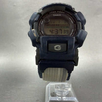 Casio G-Shock DW-003 Watch Men 44mmDigital Blue Gray Case Alarm Chrono New batt5