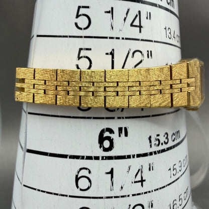 Seiko Tank Watch Women 12mm Champagne Dial Gold Tone 2E20-5559 New Battery10