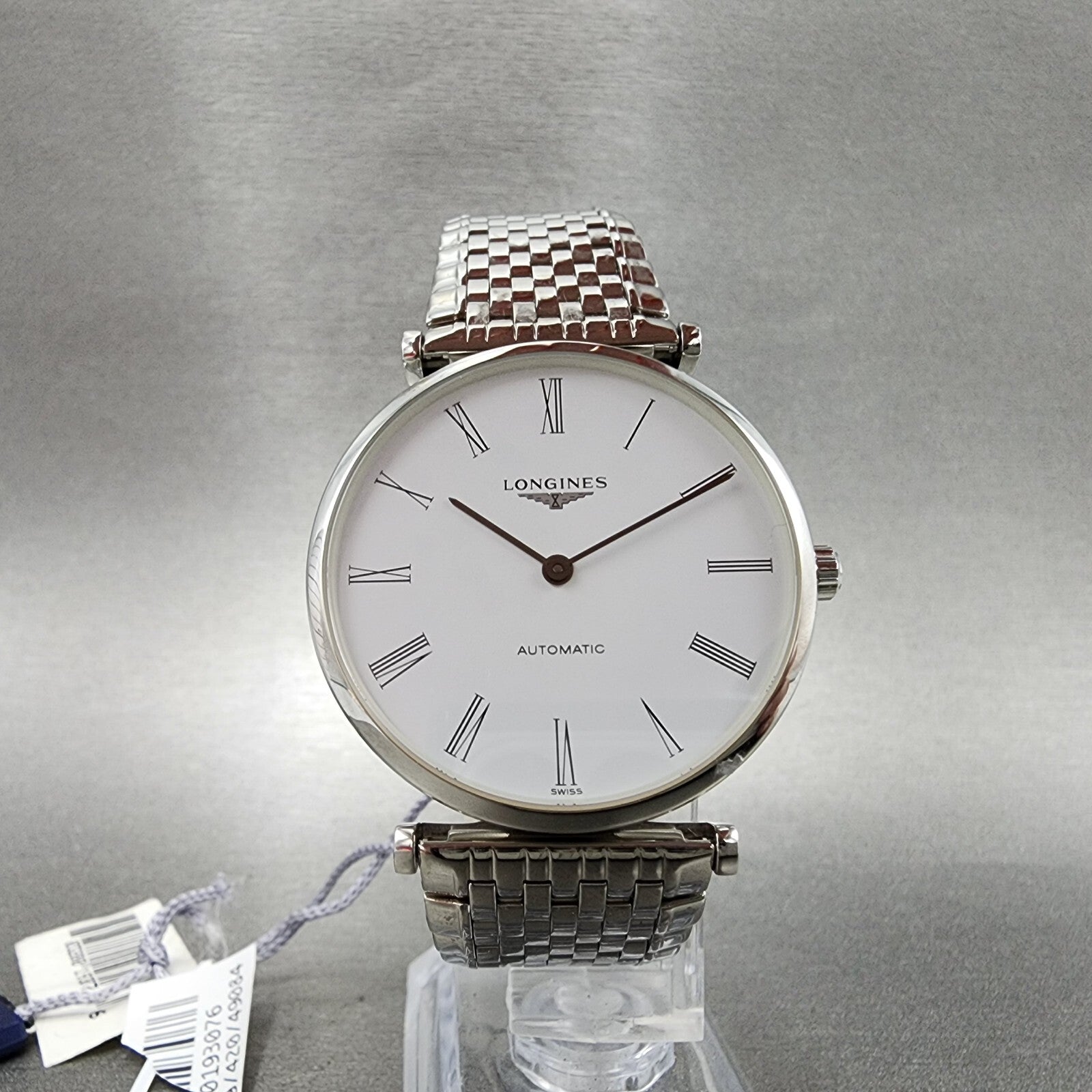 Longines La Grande Classique Automatic Watch Men 36mm White Dial Steel L4.918.45