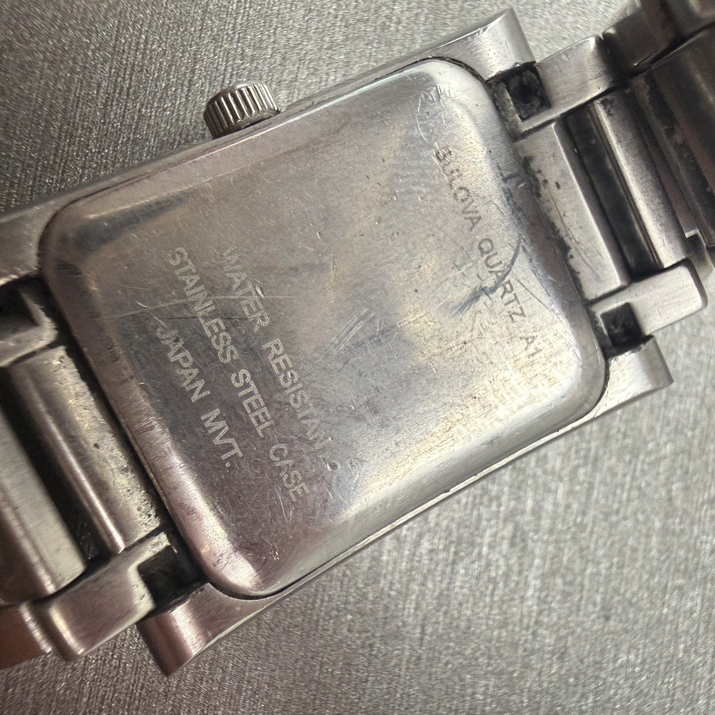 Bulova Tank Watch Women 21mm White Dial Silver Tone Rectangle 96L42 New Battery6
