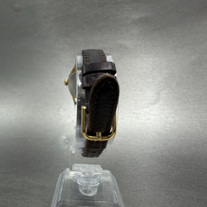 Seiko Venus Watch Women 23mm Silver Dial Gold Tone Round Manual 1904-0010 Runs7