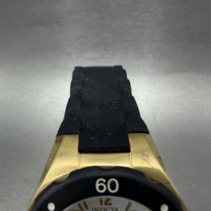 Invicta Special Watch Women 38mm White Dial Gold Tone Daydate Round New Battery4
