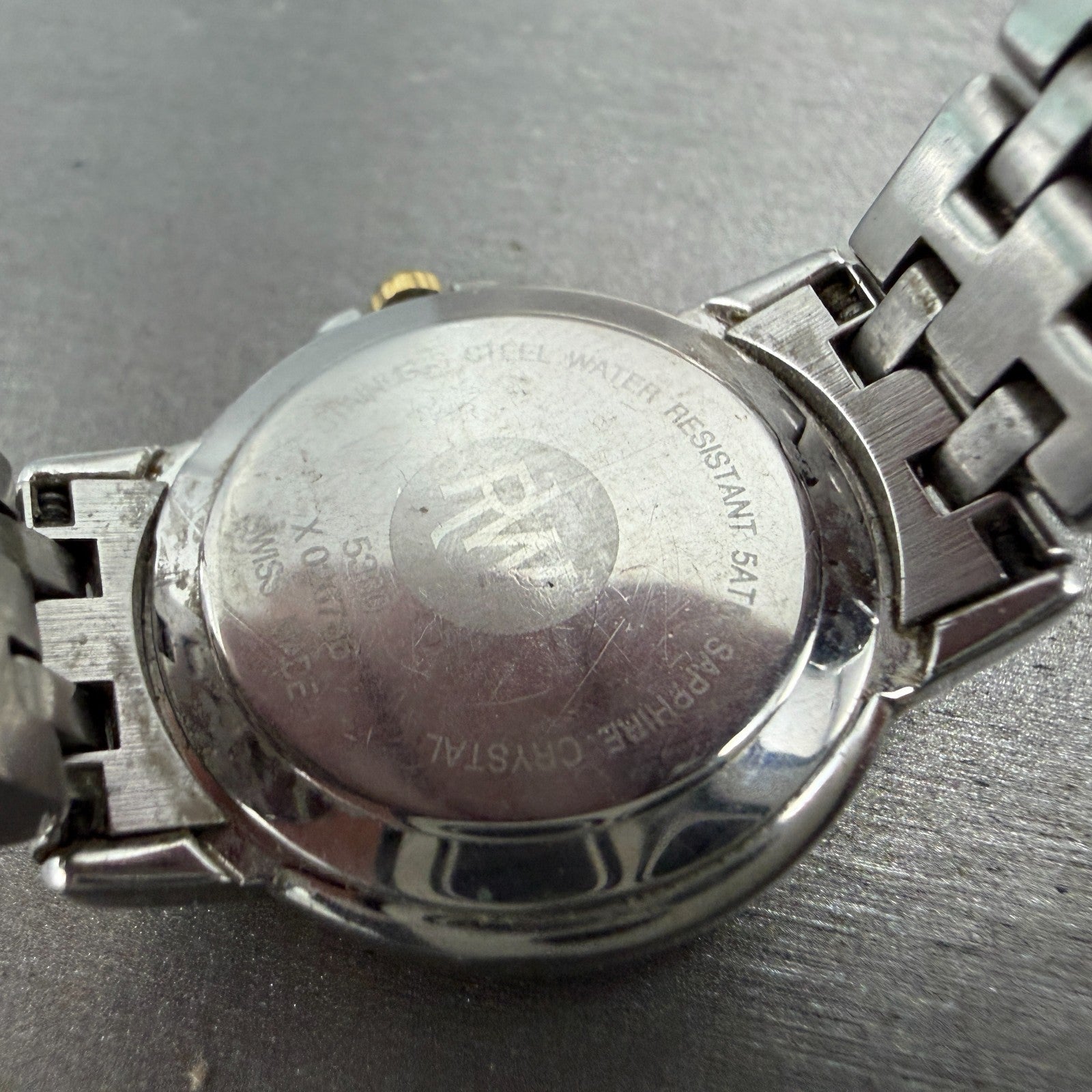 Raymond Weil Tango Watch Women 28mm White Dial Two Tone Date Round 5360 New Bat89