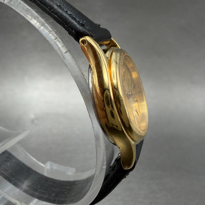 Seiko Watch Women 21mm Champagne Dial Gold Tone Round V401-0920 New Battery3