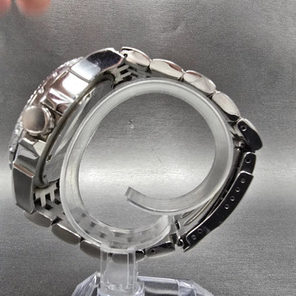 Invicta Specialty Watch Men 48mm Black Dial Silver Tone 15201 New Battery6