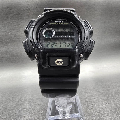 Casio G-Shock DW-9052V Watch Men 48mm Black Chrono Alarm Round READ! New Battery5