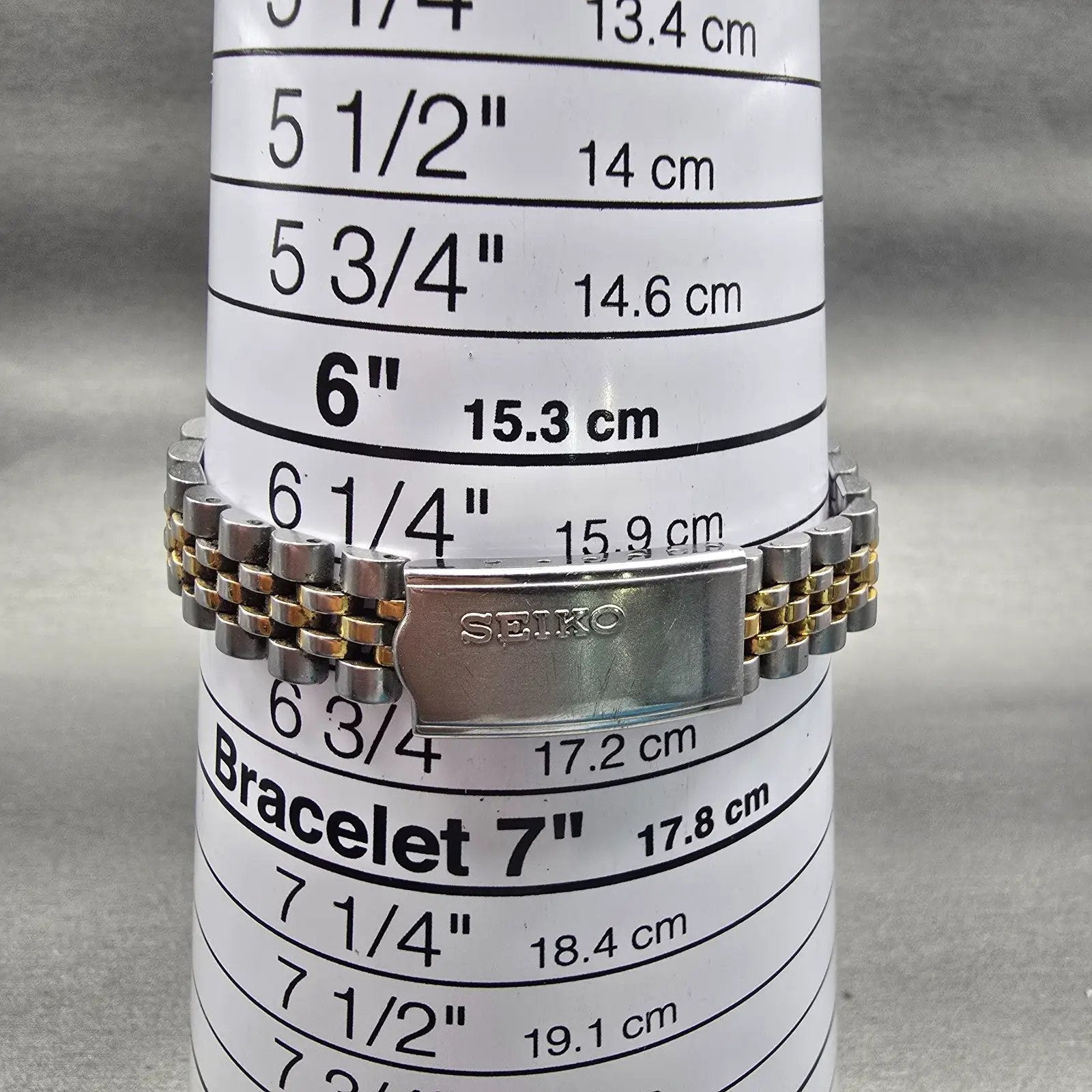 Seiko Watch Women 24mm Silver Dial Two Tone Daydate Round 7N83-0041 New Battery9