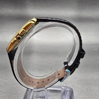 Seiko Tank Watch Women 21mm White Dial Gold Tone Rectangle 4N00-6950 New Battery6