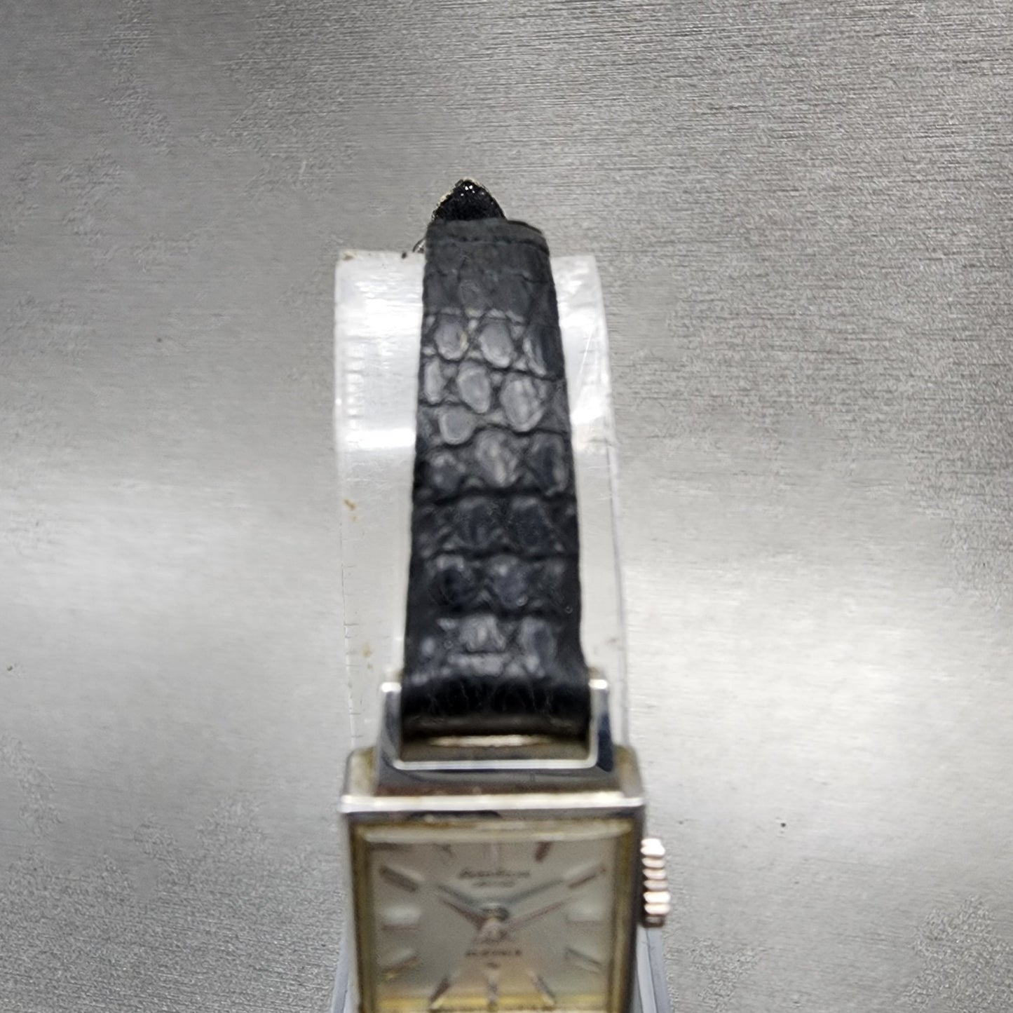 Seiko Solar Special Tank Watch Women 15mm Silver Tone Stainless Steel Runs4