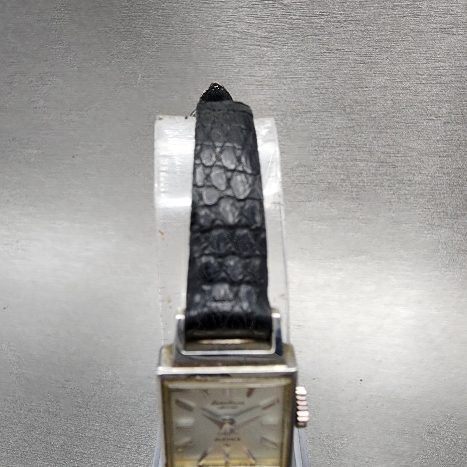 Seiko Solar Special Tank Watch Women 15mm Silver Tone Stainless Steel Runs4