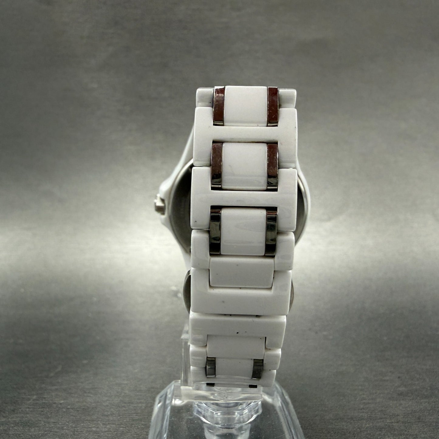 Bulova Marine Star Watch Women 37mm MOP Dial White Tone Date 98P172 New Battery7
