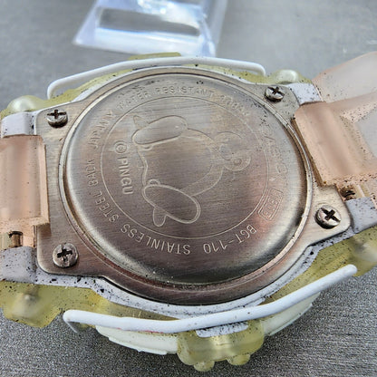 Casio BabyG Watch Women 42mm Digital Pink Clear Alarm Chrono BGT110 Pinga9