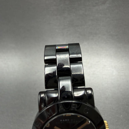 Marc By Marc Jacobs Amy Watch Women 26mm Black Dial Black Tone MBM8593 New Batt4