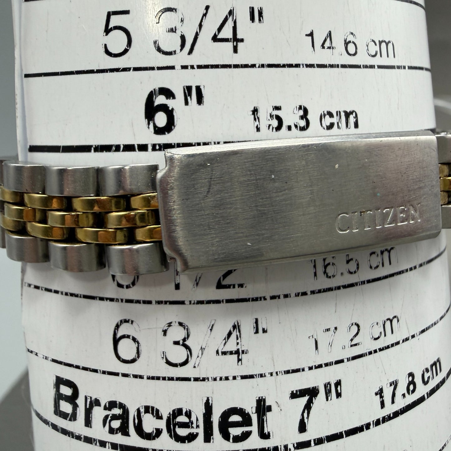 Citizen CQ Watch Women 25mm Silver Dial Two Tone Daydate 1002-R15119 New Battery10