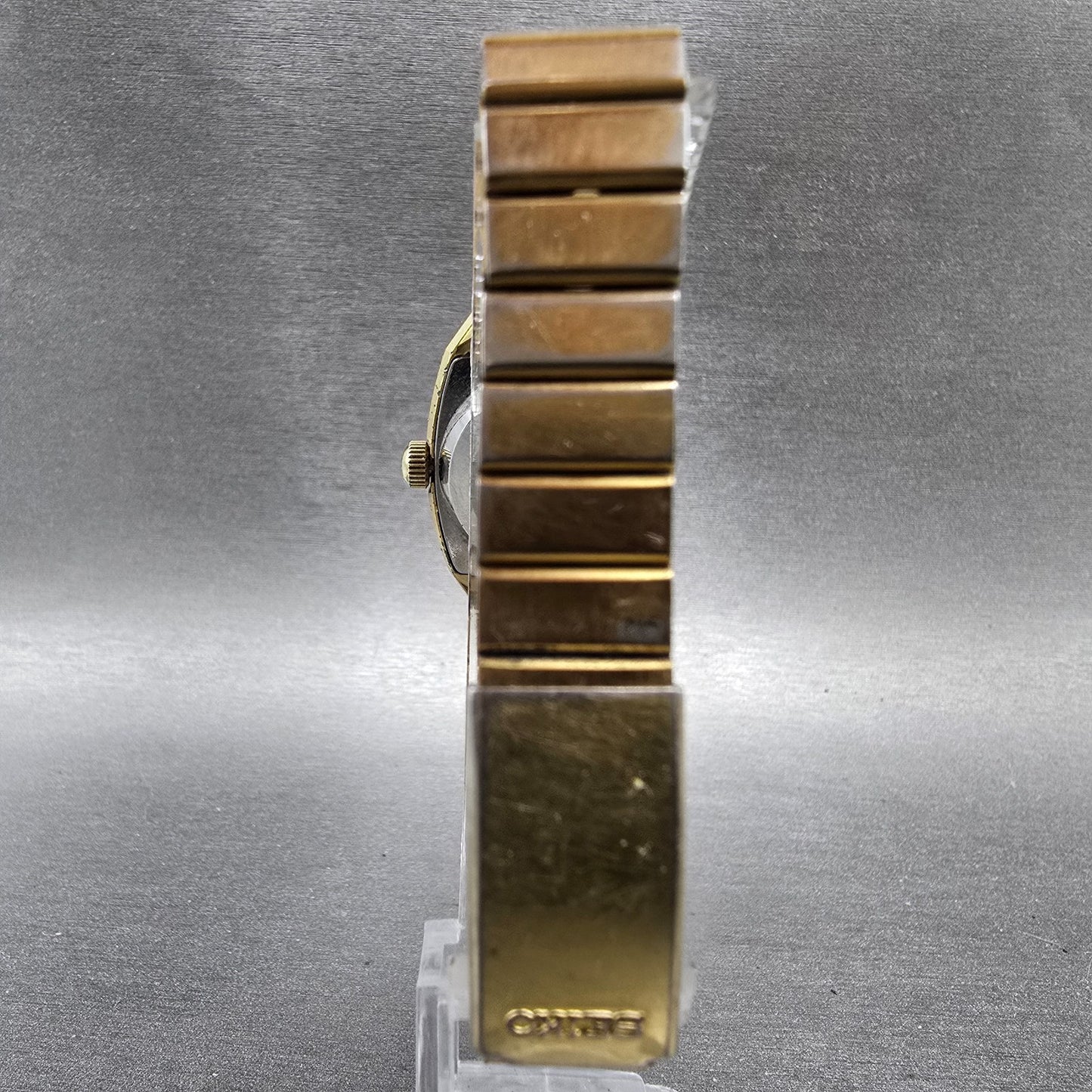 Seiko Autoamtic Watch Women 23mm White Dial Gold Tone Daydate 2206-3050 Works7