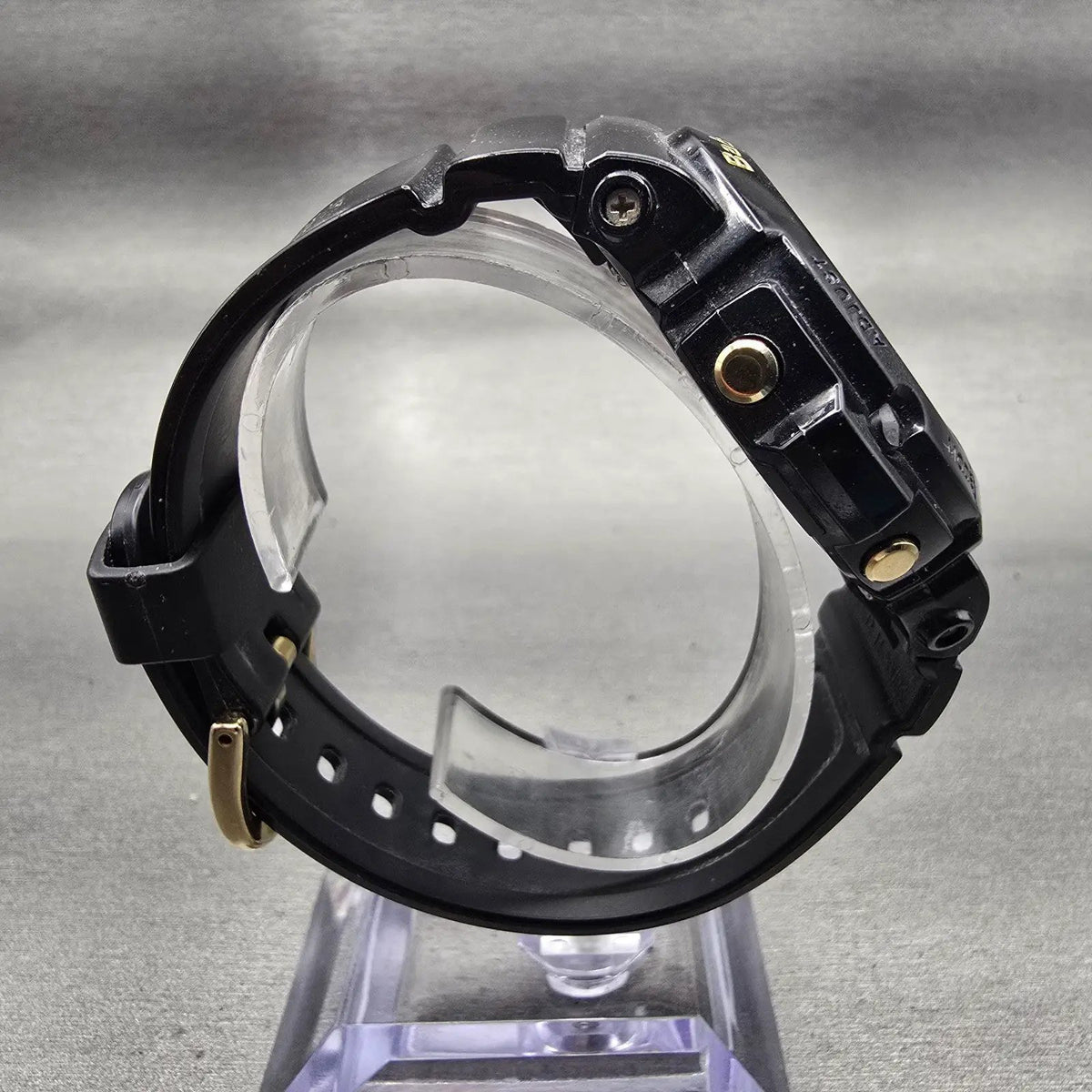 Casio Baby-G BG-6901 Watch Women 45mm Gold Dial Black Chrono Alarm New Battery9