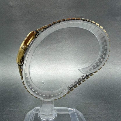 Seiko Watch Women 22mm Champagne Dial Gold Tone Date Round 2A22-0229 New Battery6