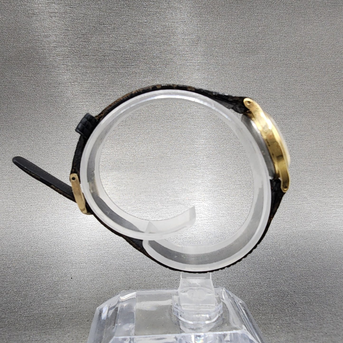 Seiko Watch Women 22mm White Dial Gold Tone Round 54200049 New Battery VTG8