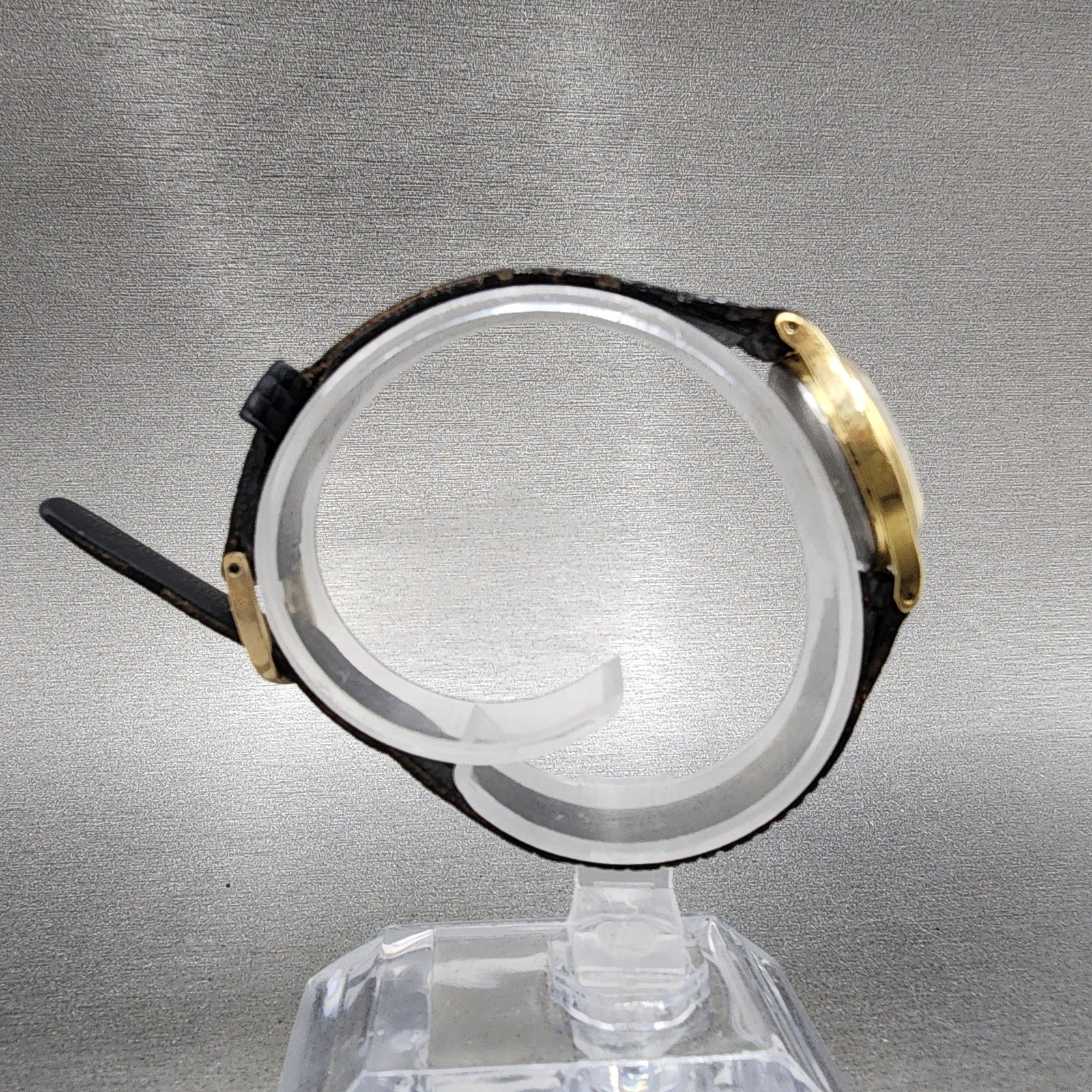 Seiko Watch Women 22mm White Dial Gold Tone Round 54200049 New Battery VTG8