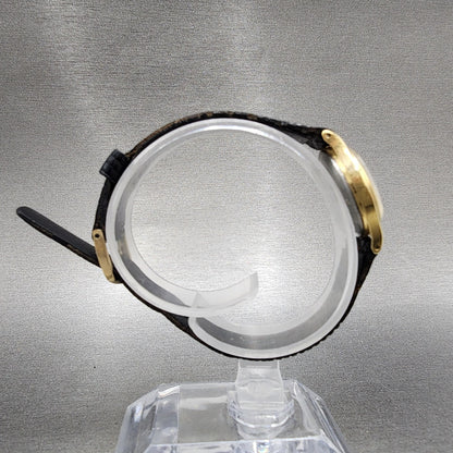 Seiko Watch Women 22mm White Dial Gold Tone Round 54200049 New Battery VTG8
