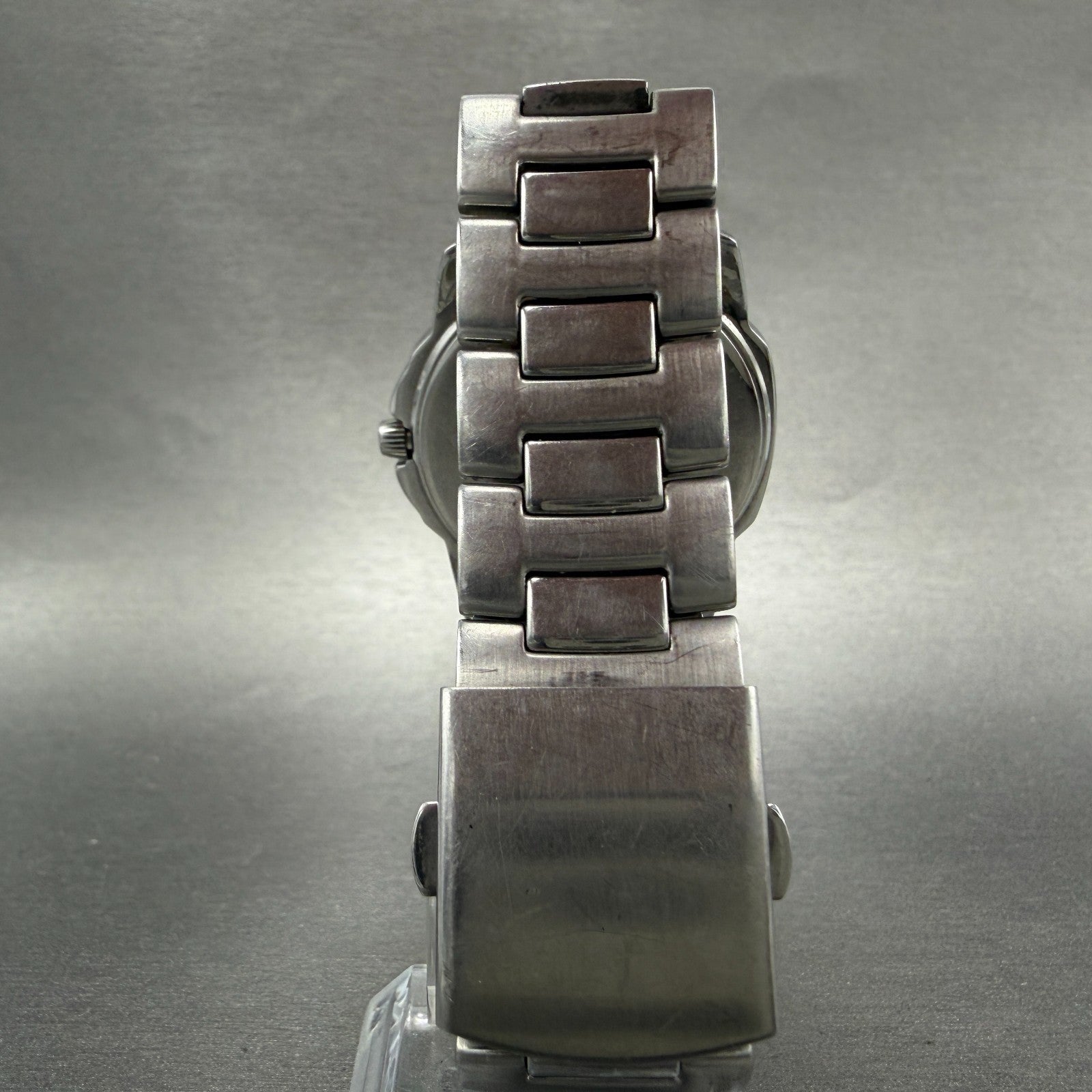 Timex Indiglo Watch Men 37mm Gray Dial Silver Tone Round T23281 New Battery7