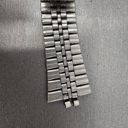 VTG Seiko Watch Bracelet 20mm Stainless Steel 5 Link Tri Folding Clasp no endlin9