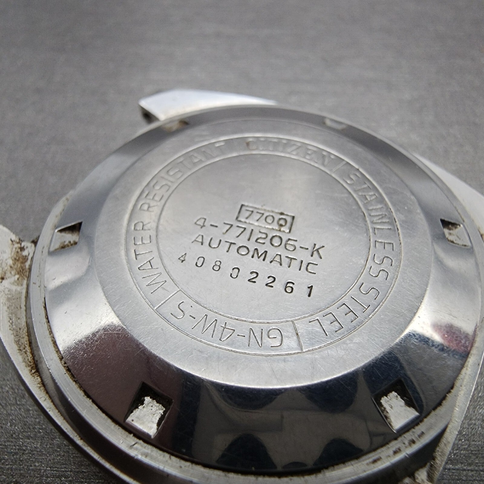 Citizen Sevenstar V2 Watch Men 38mm Blue Dial Steel Daydate 4771206 Auto PARTS7