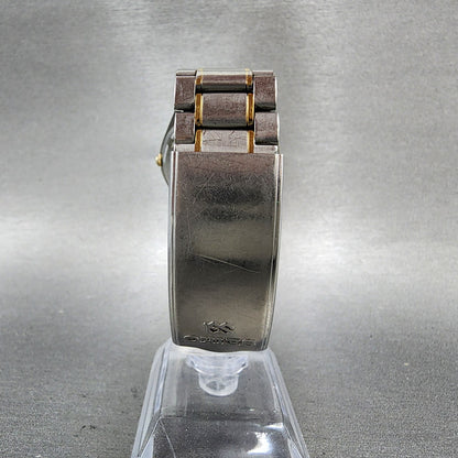Seiko SQ Watch Men 34mm Silver Dial Two Tone Daydate 5H238a09 New Battery7