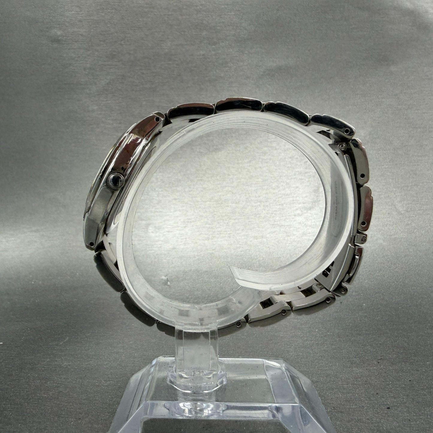 Citizen Wicca Watch Women 30mm Silver Dial Silver Tone Round 6329-S004942 NewBat6