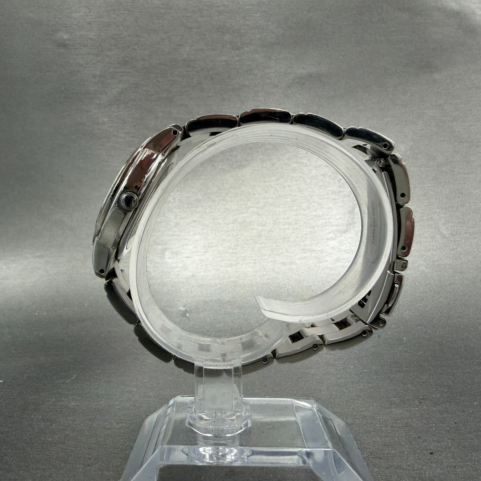 Citizen Wicca Watch Women 30mm Silver Dial Silver Tone Round 6329-S004942 NewBat6