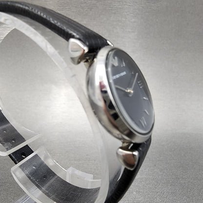 Emporio Armani Watch Women 22mm MOP Dial Steel Round AR1684 New Battery3