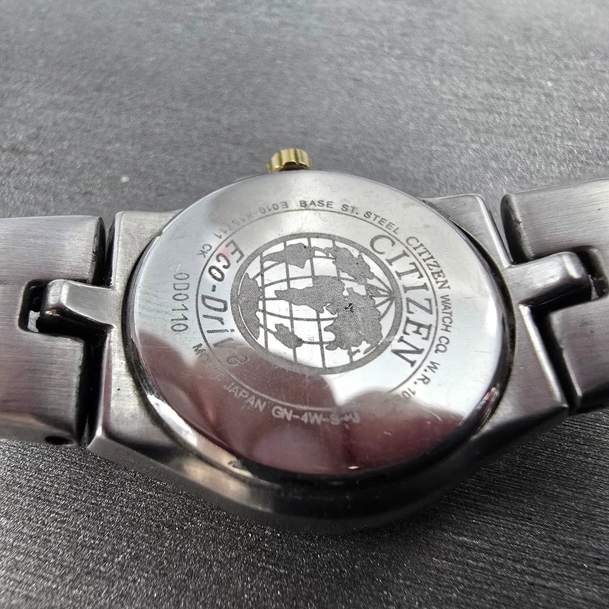 Citizen Eco-Drive Watch Women 25mm Silver Dial Two Tone Date Round Works E0109