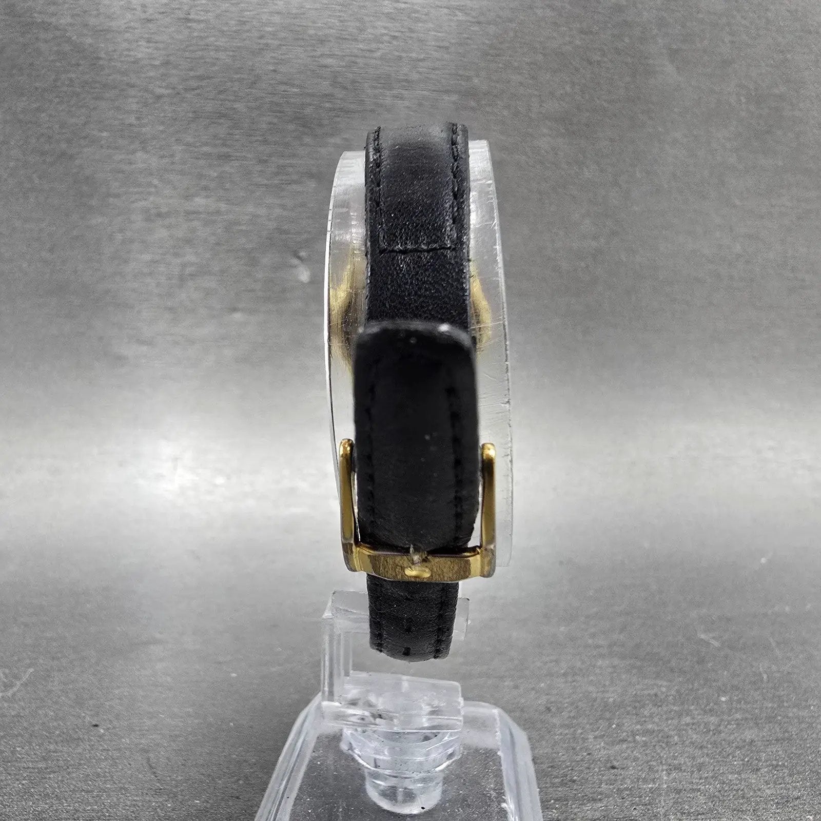 Movado Museum Watch Women 24mm Black Dial Gold Tone Round 88.66.820 PARTS8