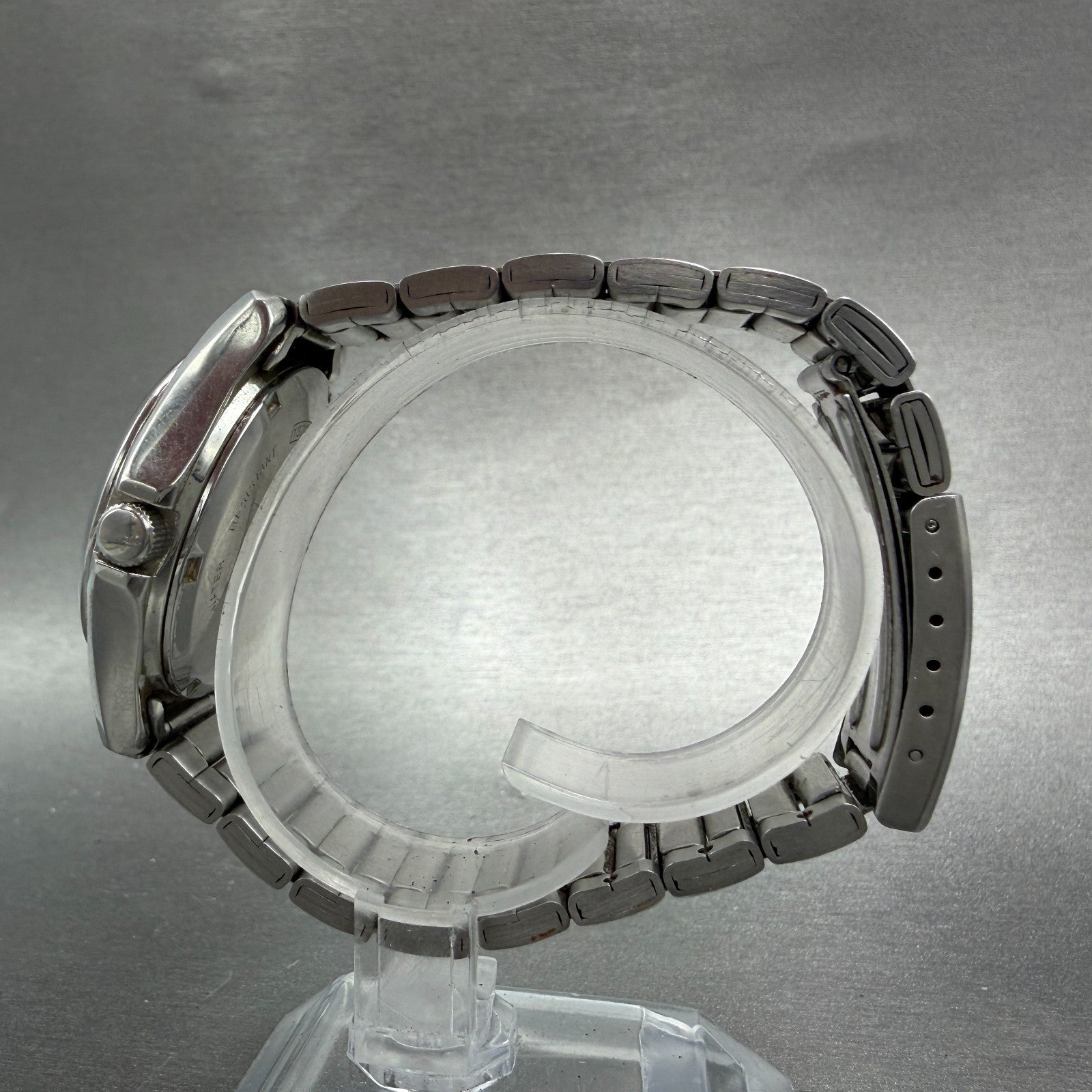Casio Beside Watch Men 35mm Silver Dial Steel Daydate Round BES-105 New Battery6