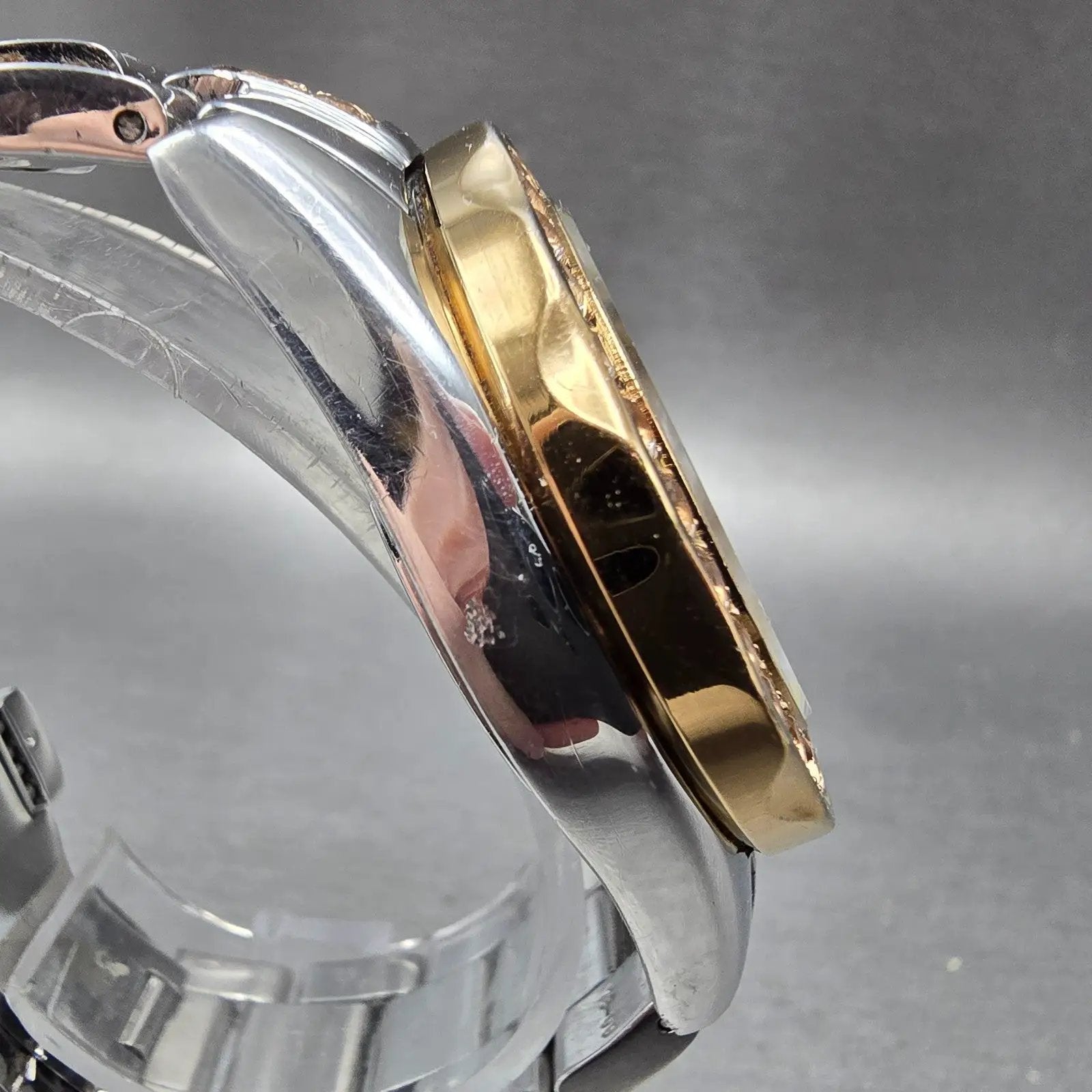 Invicta Angle Watch Women 38mm MOP Dial Two Tone Round 16063 New Battery3