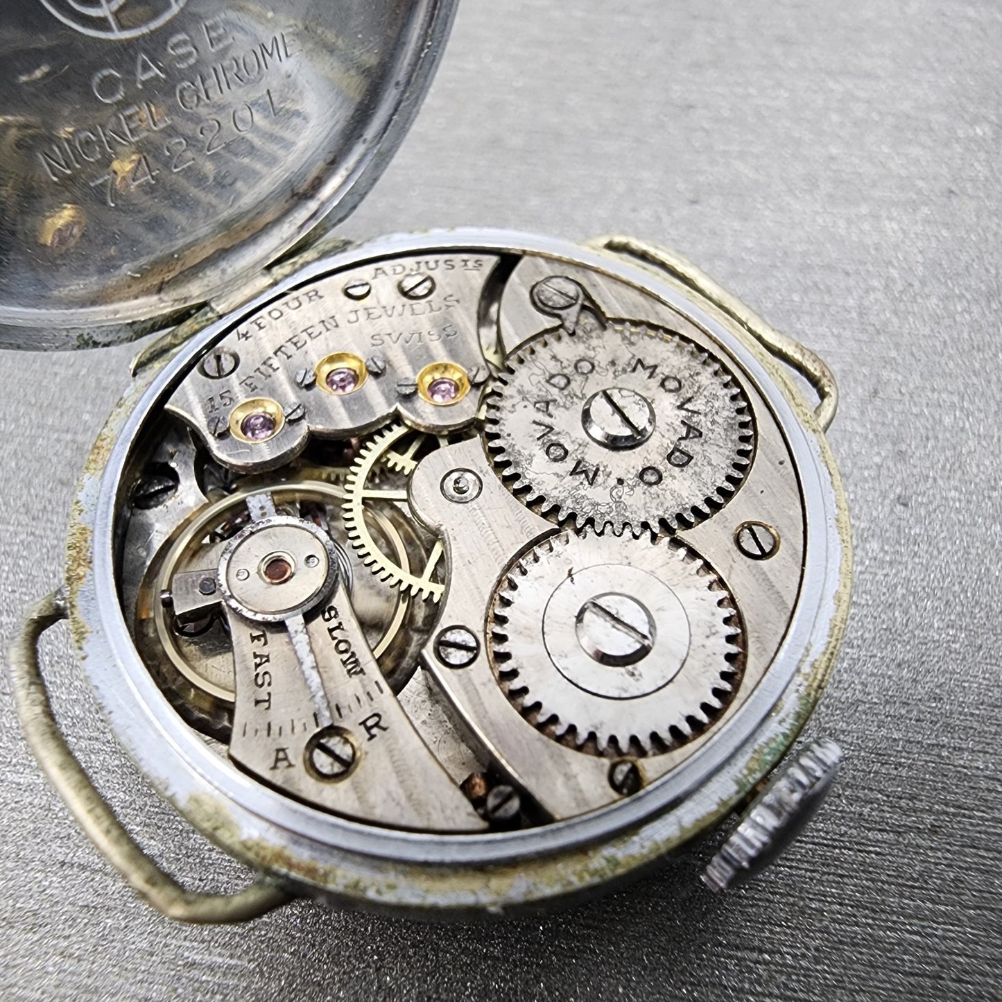 Movado Chronometer Watch 28mm Unisex Cream Dial Silver Tone Manual Wind Runs11