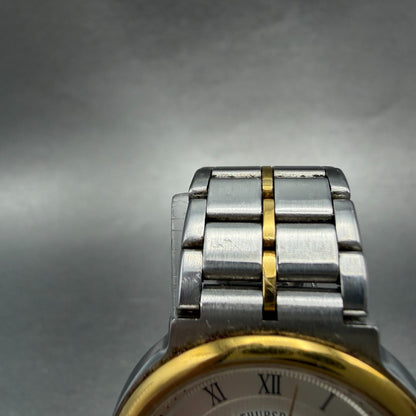 Casio Agent Watch Men 32mm Silver Dial Two Tone Daydate MTW-121 New Battery4