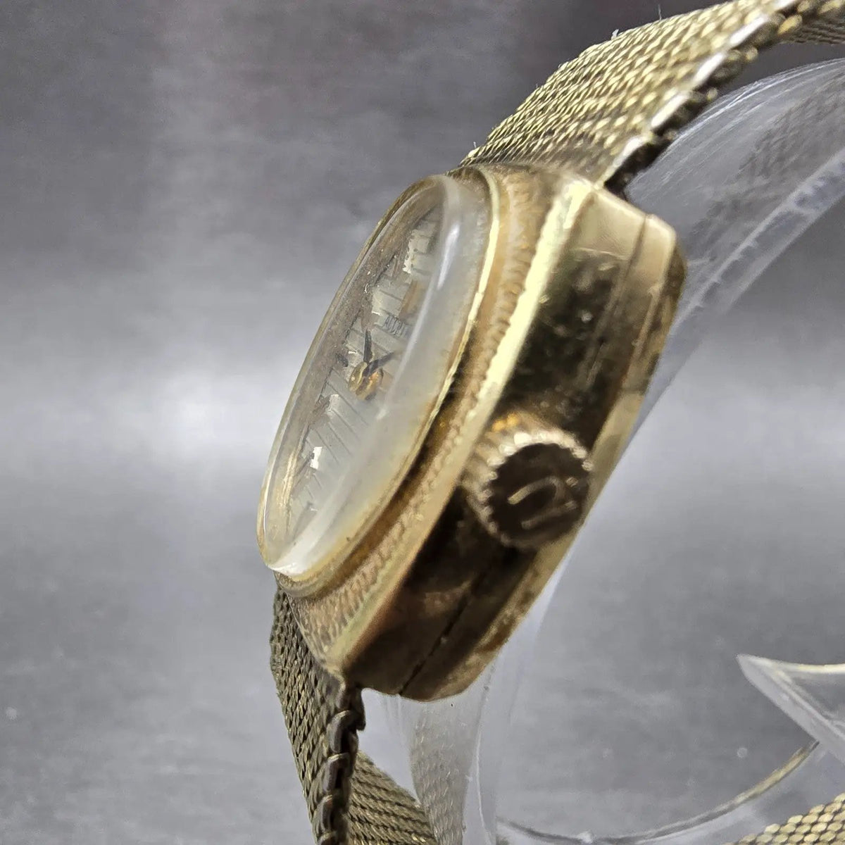 Bulova Accutron Watch Women 19mm Silver Dial 10K Gold Filled Oval READ! New Batt2
