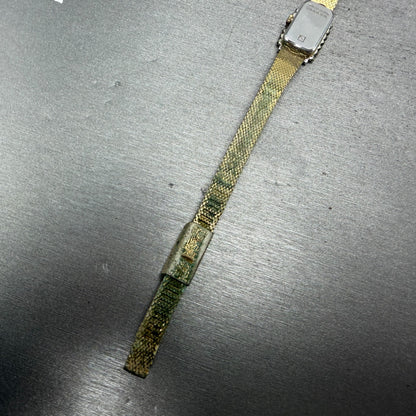 Armitron Deauville Watch Women 12mm Gold Tone Diamond Bezel BROKEN!! New Battery11