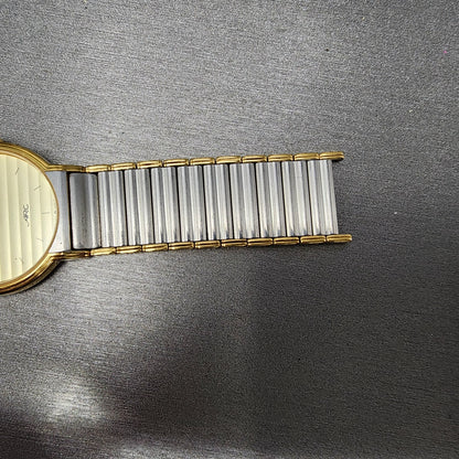 Seiko Arc Watch Men 30mm Champagne Dial Two Tone Round 5P30-6A70 PARTS