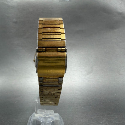 Seiko SQ Watch Men 31mm Champagne Dial Gold Tone Daydate 7123-5239 New Battery6