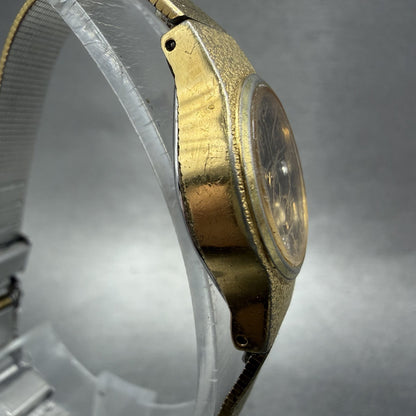Seiko Watch Women 20mm Black Dial Gold Tone Round 8Y21-0020 New Battery3
