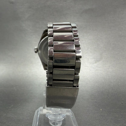 Seiko Sportsman Watch Men 34mm Silver Dial Silver Tone Date 6602-7030 Runs7