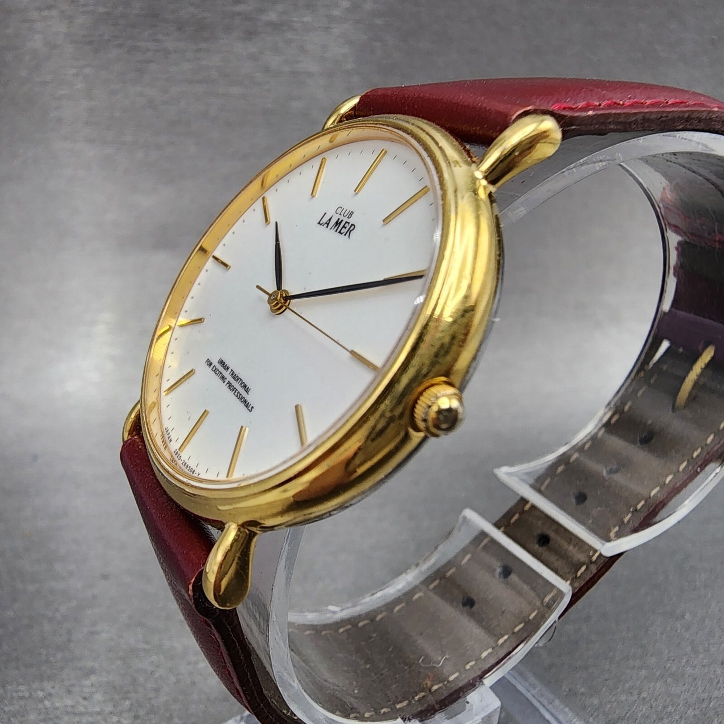 Citizen Club Lamar Watch Men 32mm White Dial Gold Tone Round 2830265343 New Bat2
